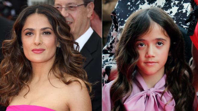 Salma Hayek and Valentina Pinault look alike